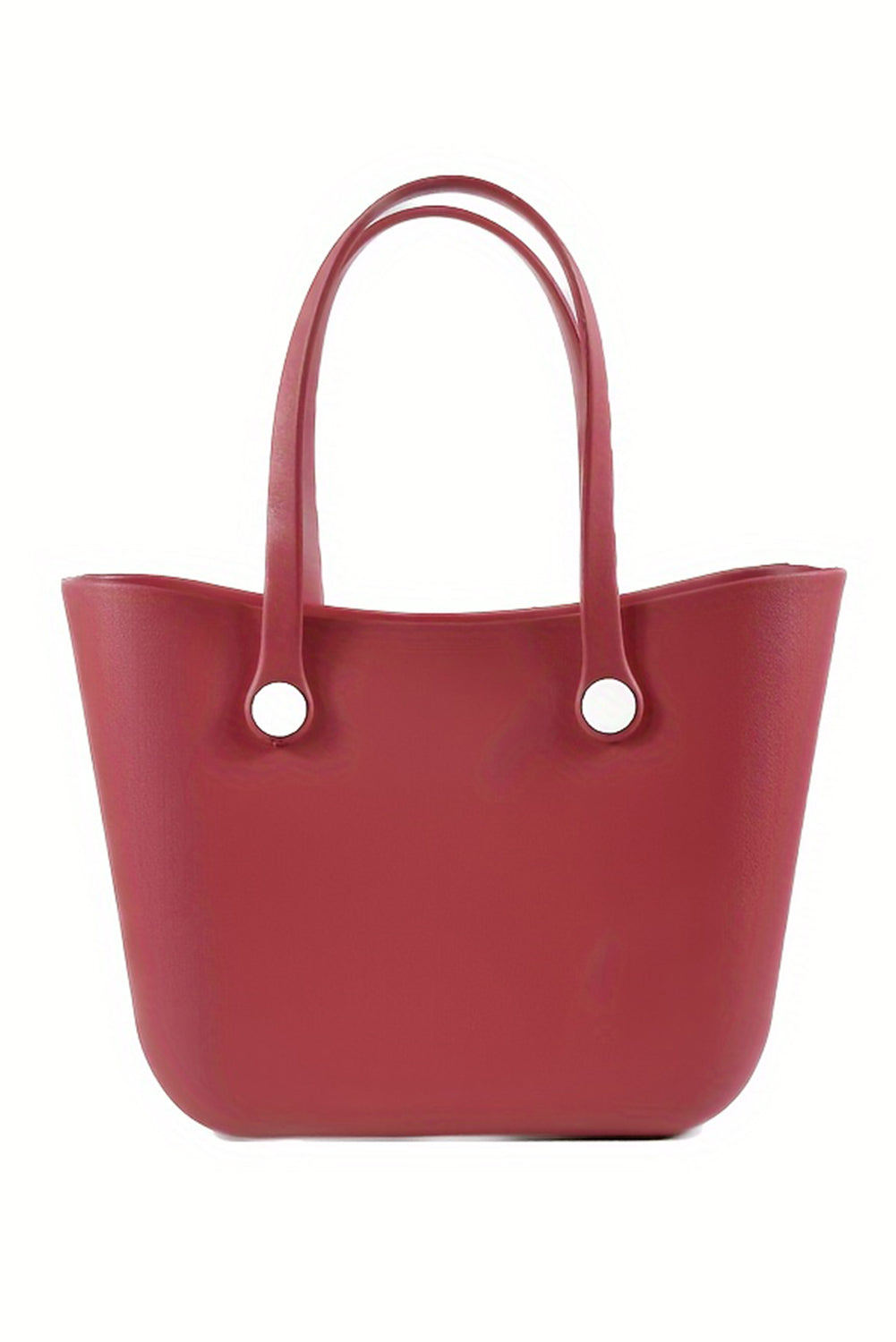 Fiery Red Waterproof Eva Rubber Portable Tote Bag